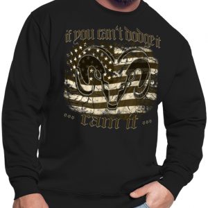 Sweatshirt cant dodgeit ram-it american Pickup US Car