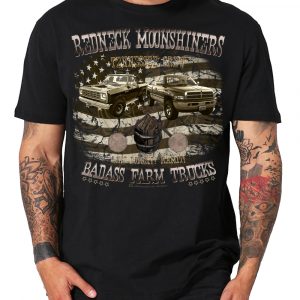 Redneck Moonshiners RAMs american Pickup Trucks US Car Shirt
