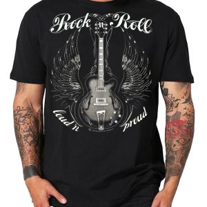 Rock n Roll Gitarre Shirt