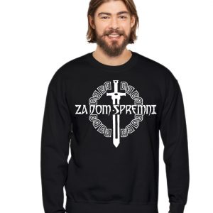 Hrvatska za Dom Spremni Sweathirt pleter mac domoljub Kroatien Croatia ZDS