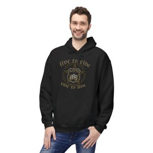 LIve to ride star hoodie